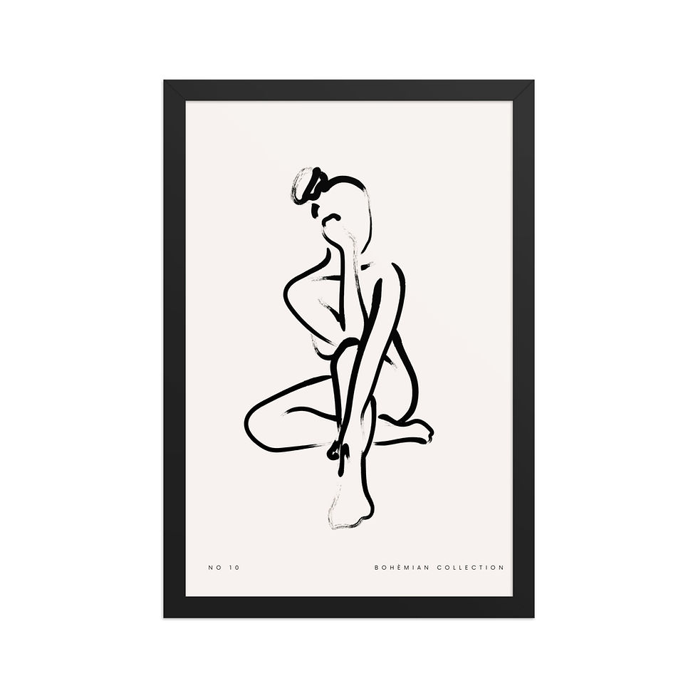 Thumbnail: Trendy Simple Boho Art: Minimalist Wall Decor for Modern Homes v