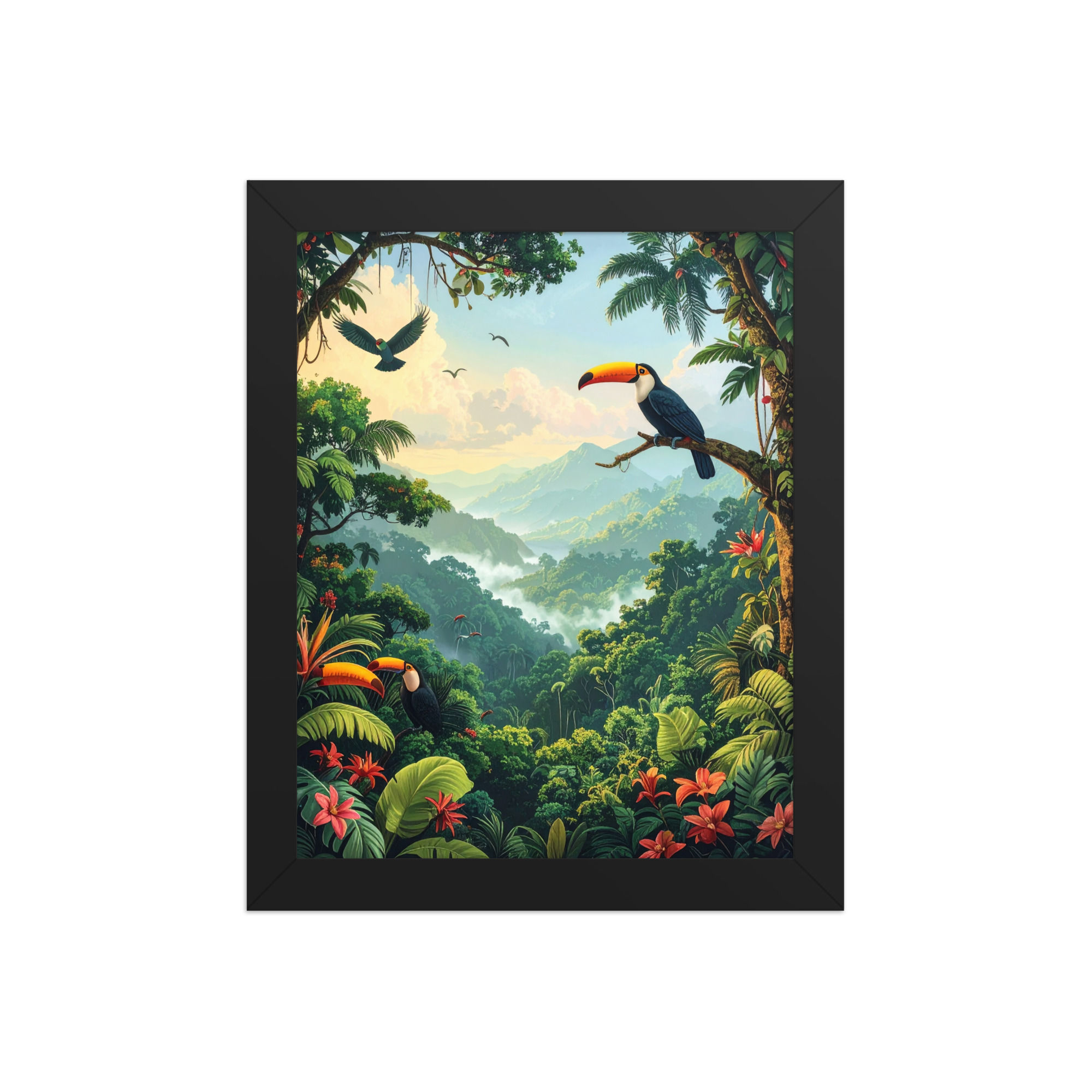 Toucans in the Rainforest Wall Art