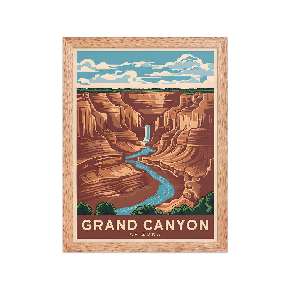 Thumbnail: Grand Canyon National Park Modern Travel Art