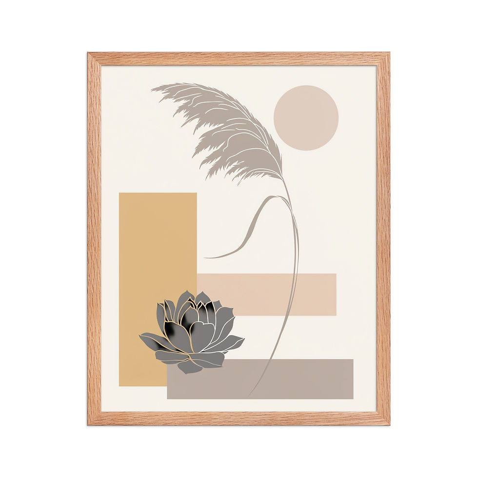 Thumbnail: Minimalist Boho Wall Art Print