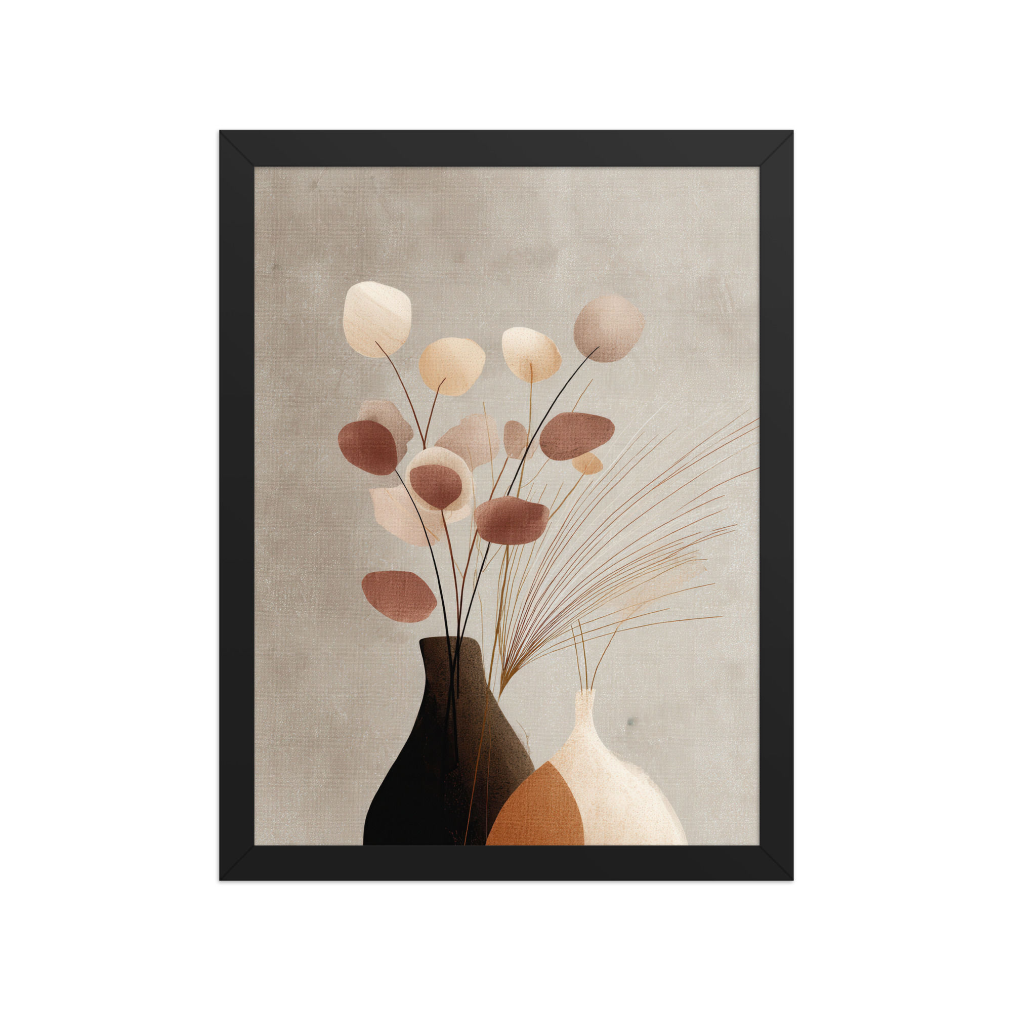 Framed Nature Boho Art – Vibrant Wall Decor
