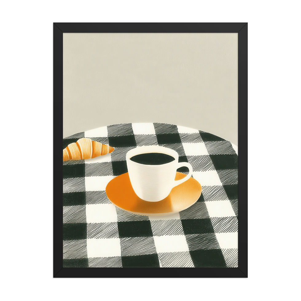 Thumbnail: Affordable Framed Gouache Art for Stylish Spaces