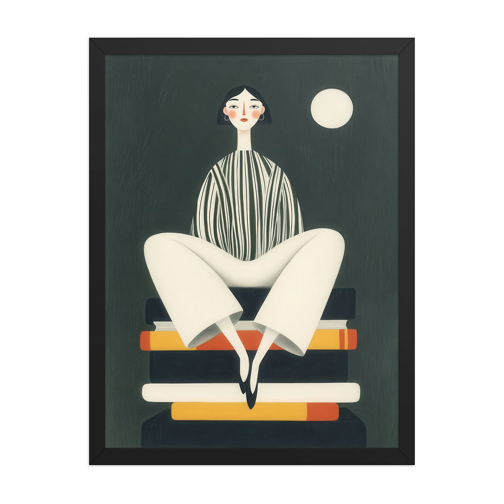 Thumbnail: Framed Colorful Abstract Art - Unique Eclectic Touch