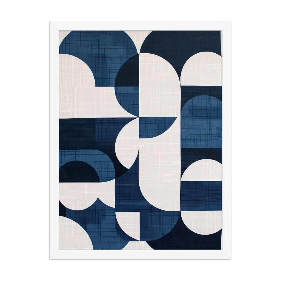 Thumbnail: Navy Grid Geometry  