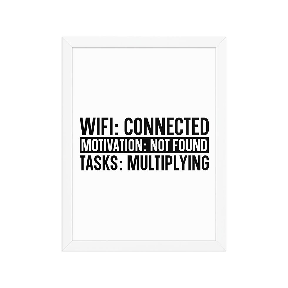 Thumbnail: Office Humor Framed Print ix