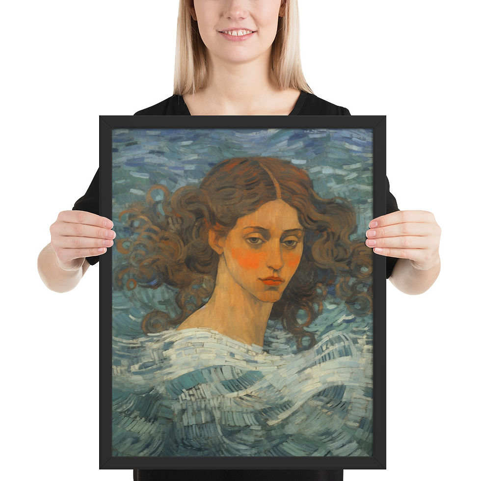 Thumbnail: Framed Eclectic Abstract Art for Modern Homes