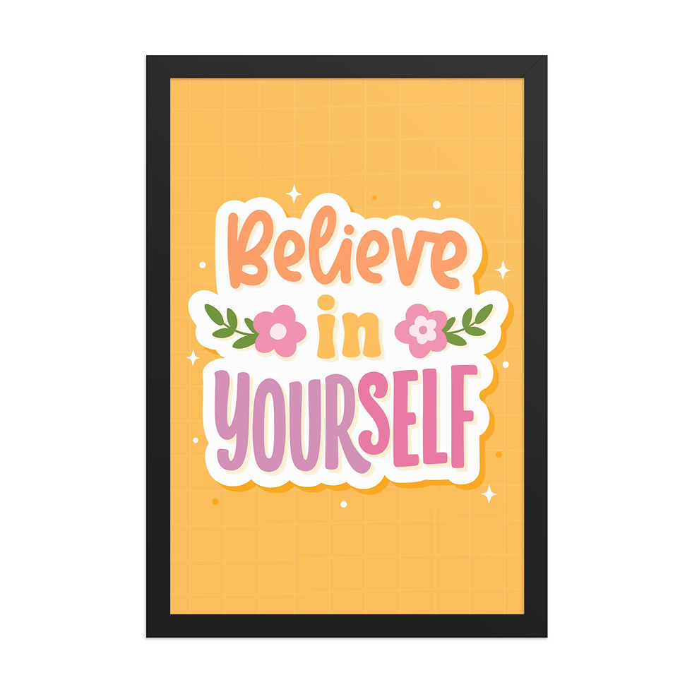 Thumbnail: Positive Thinking | Motivational framed poster iv