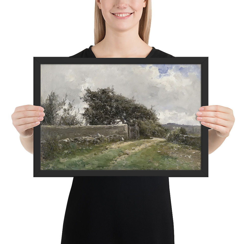 Thumbnail: The Country Lane Vintage Art Print