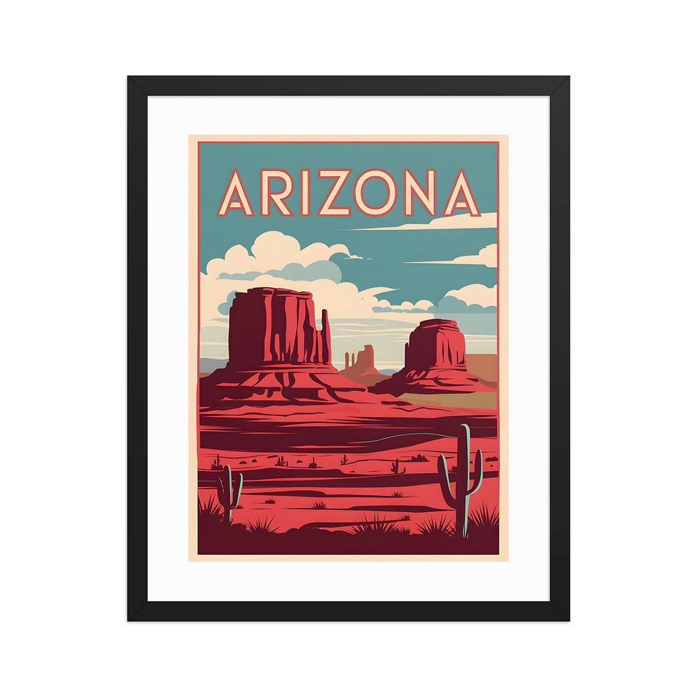 Thumbnail: Arizona Desert Modern Travel Art