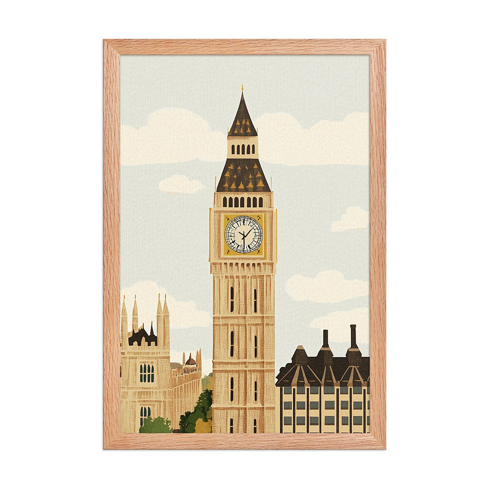 Thumbnail: Big Ben | Children's Bedroom | Nursery Wall Art