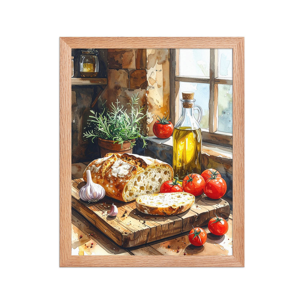 Thumbnail: Watercolor Kitchen Wall Art