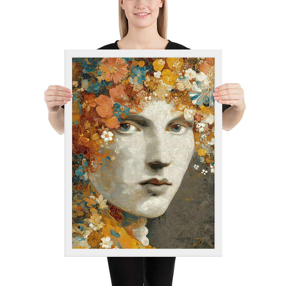 Thumbnail: Gouache Portrait of a Woman viewed