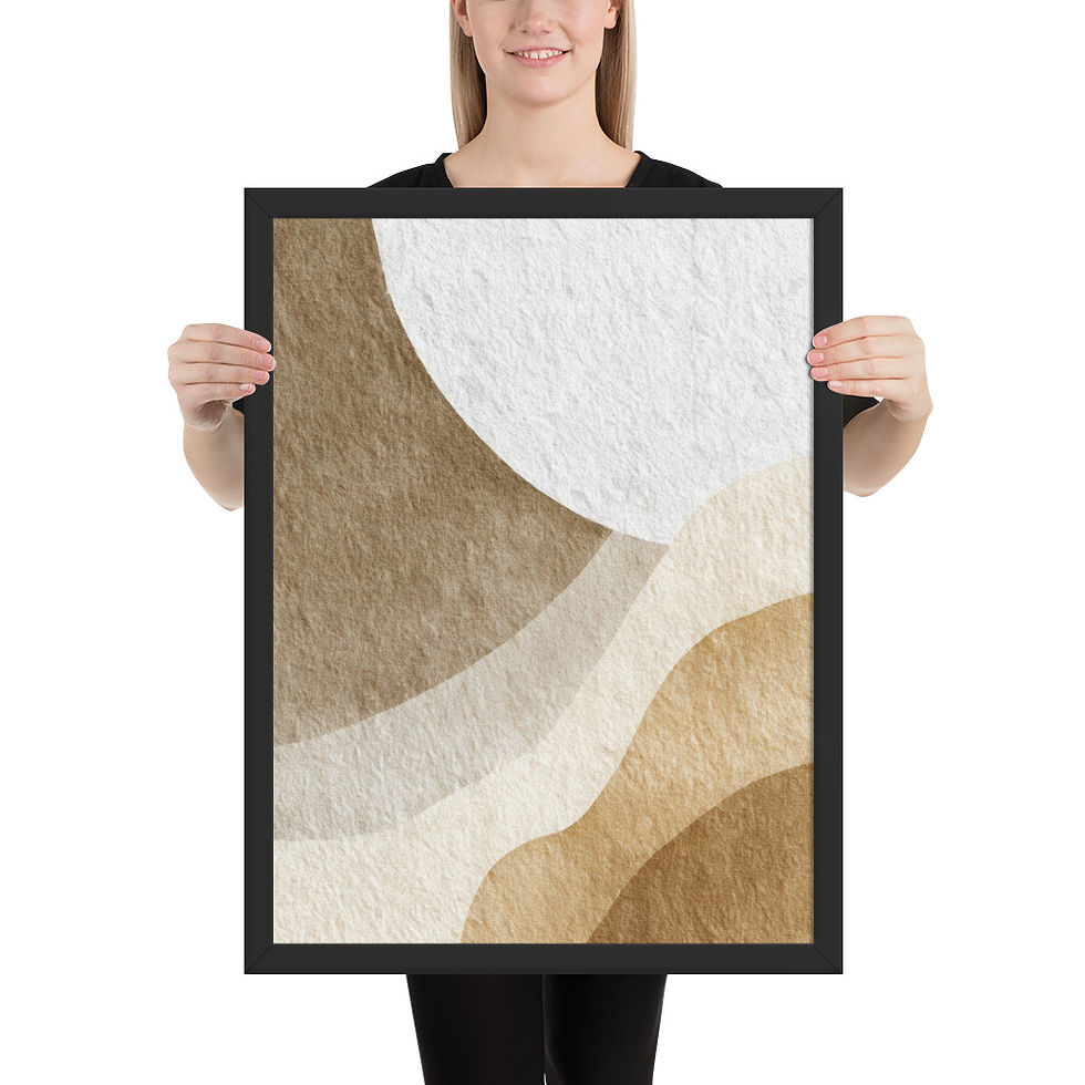 Thumbnail: Simple Modern Wall Art – Chic Framed Prints