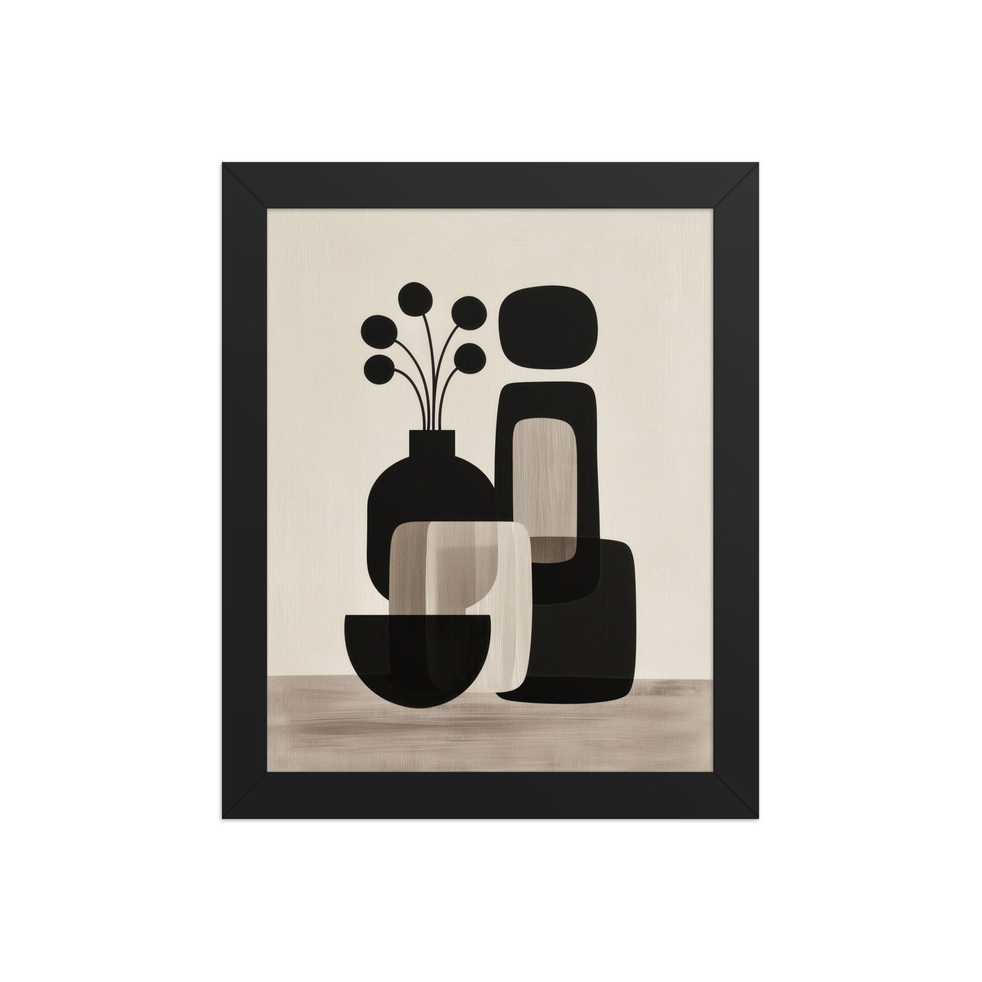 Odds and Ends Framed Neutral Print
