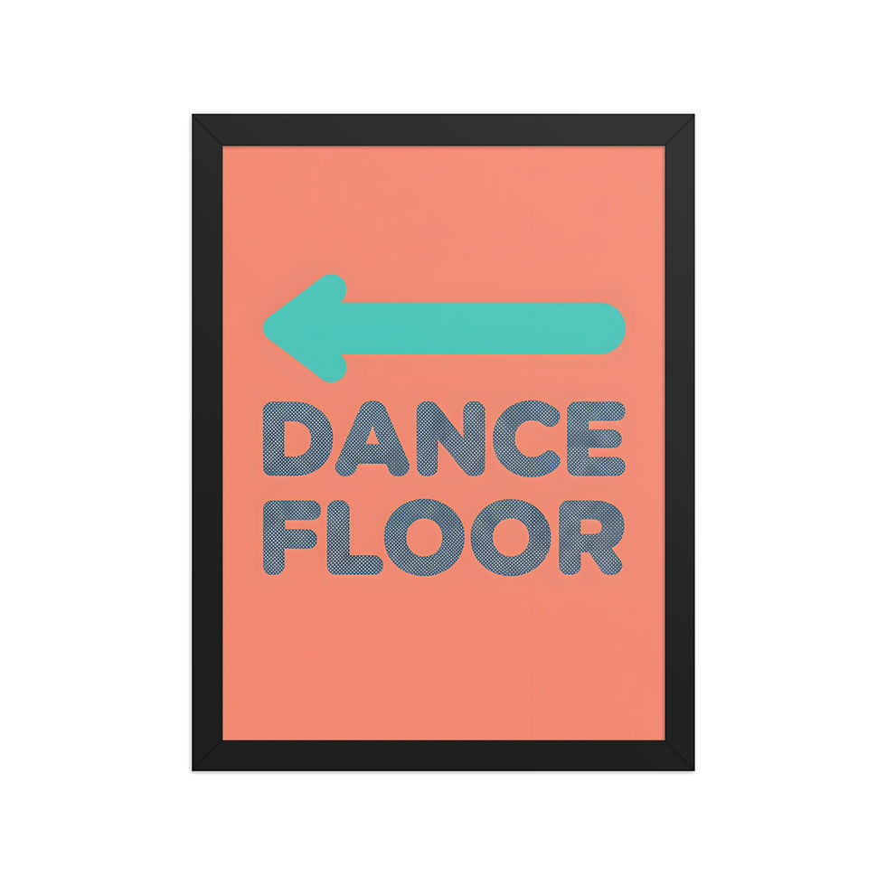 Thumbnail: Dance Floor Framed Print