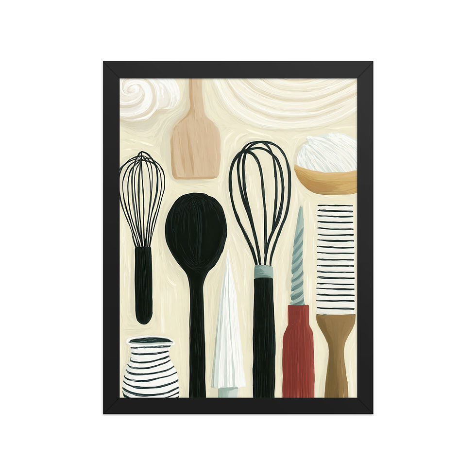 Thumbnail: Baking Gouache  Inspired Art Print 