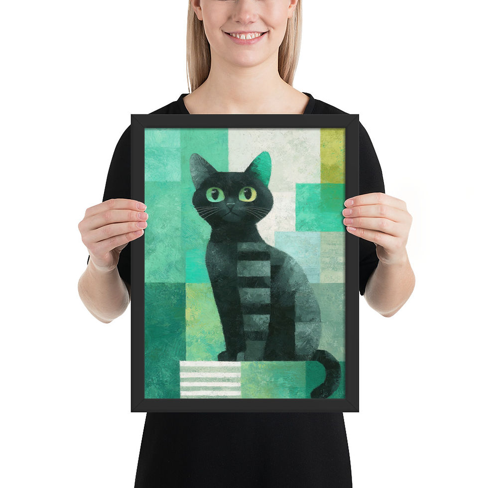 Thumbnail: Vibrant Gouache Wall Art for Living Room Accent