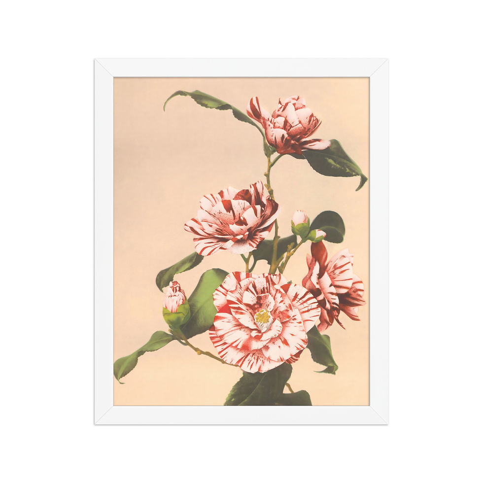 Thumbnail: Peony Sprig on Warm Sand Background