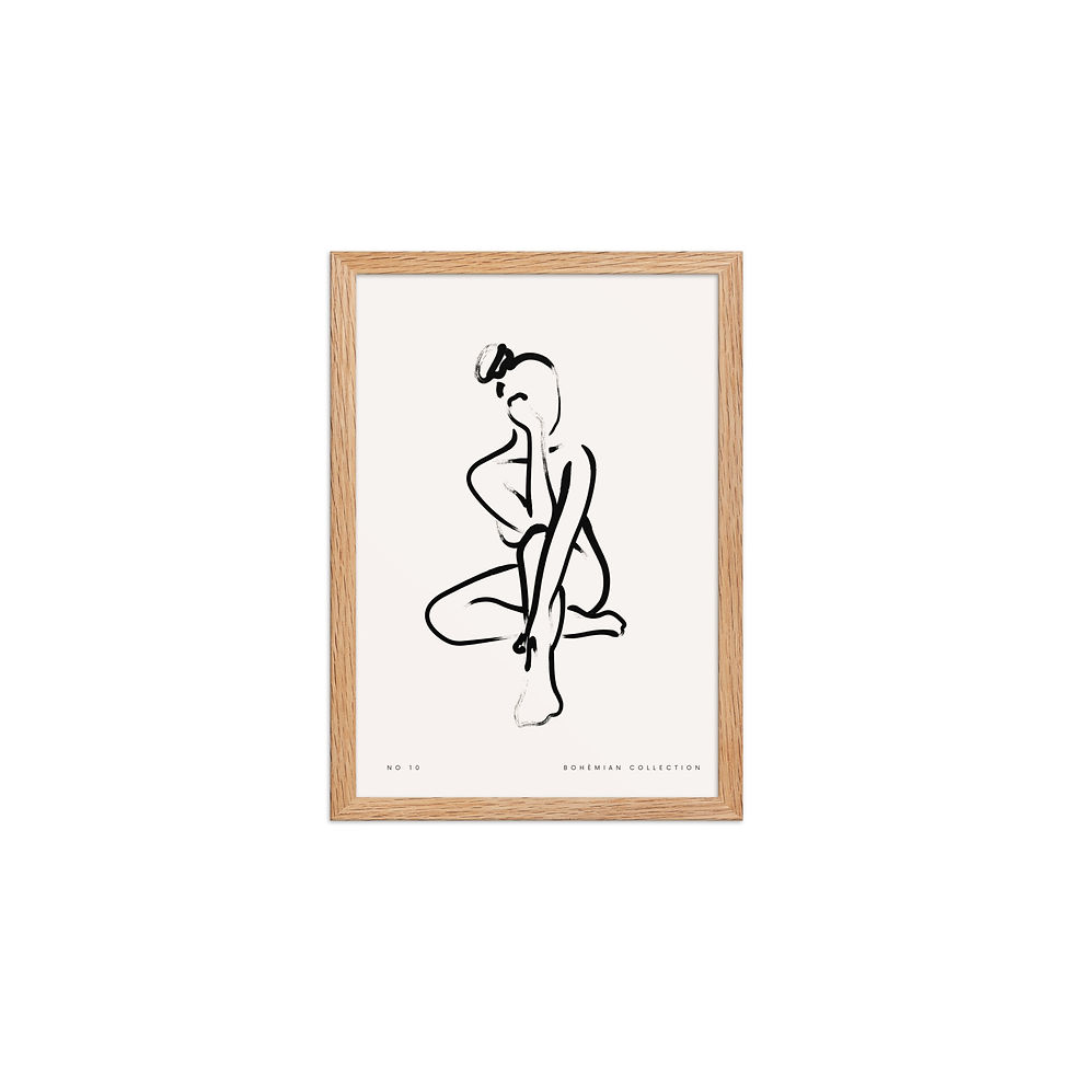 Thumbnail: Trendy Simple Boho Art: Minimalist Wall Decor for Modern Homes v