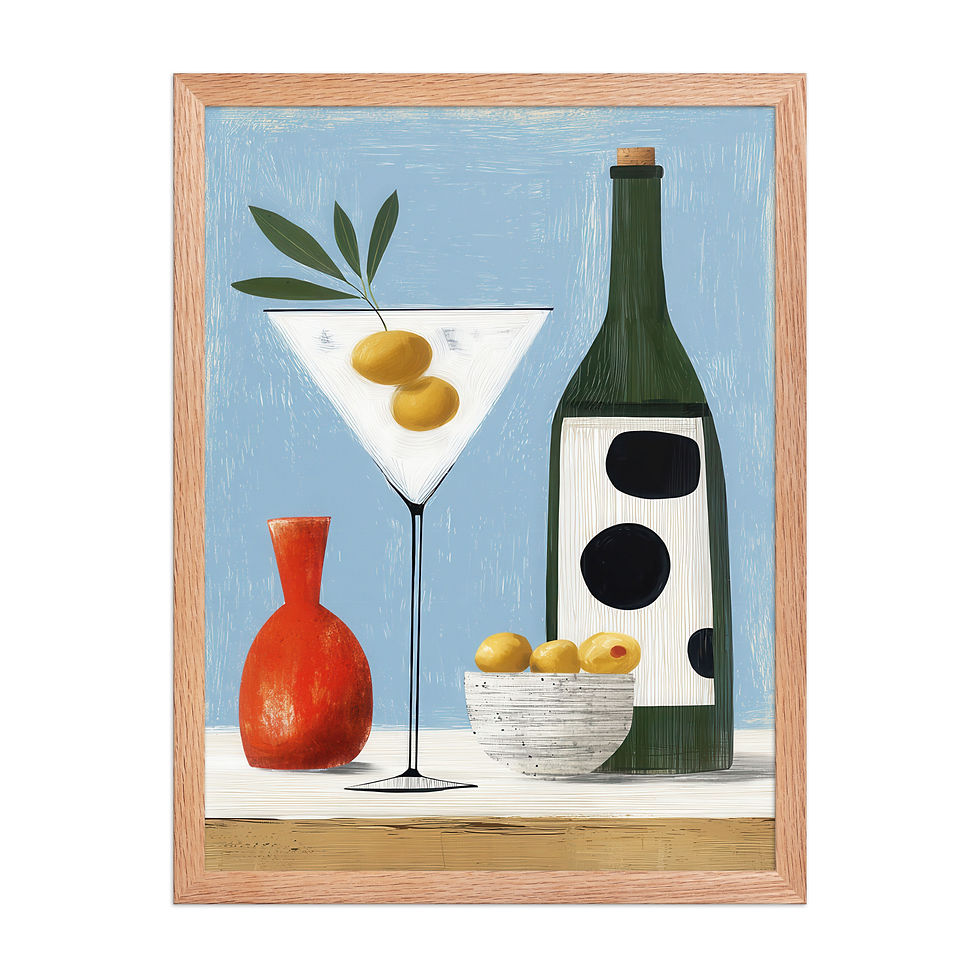 Thumbnail: Affordable Framed Gouache Art for Stylish Spaces