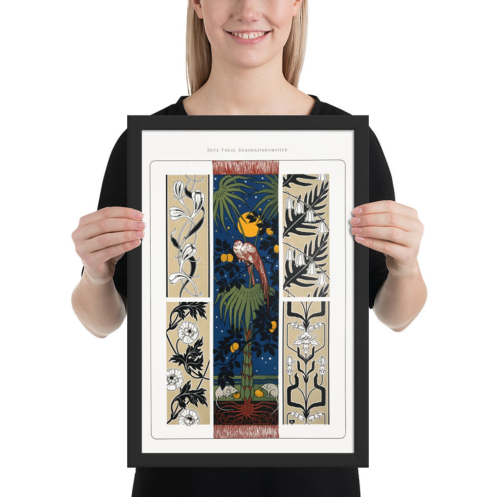 Thumbnail: Art Deco Patterns Art Print