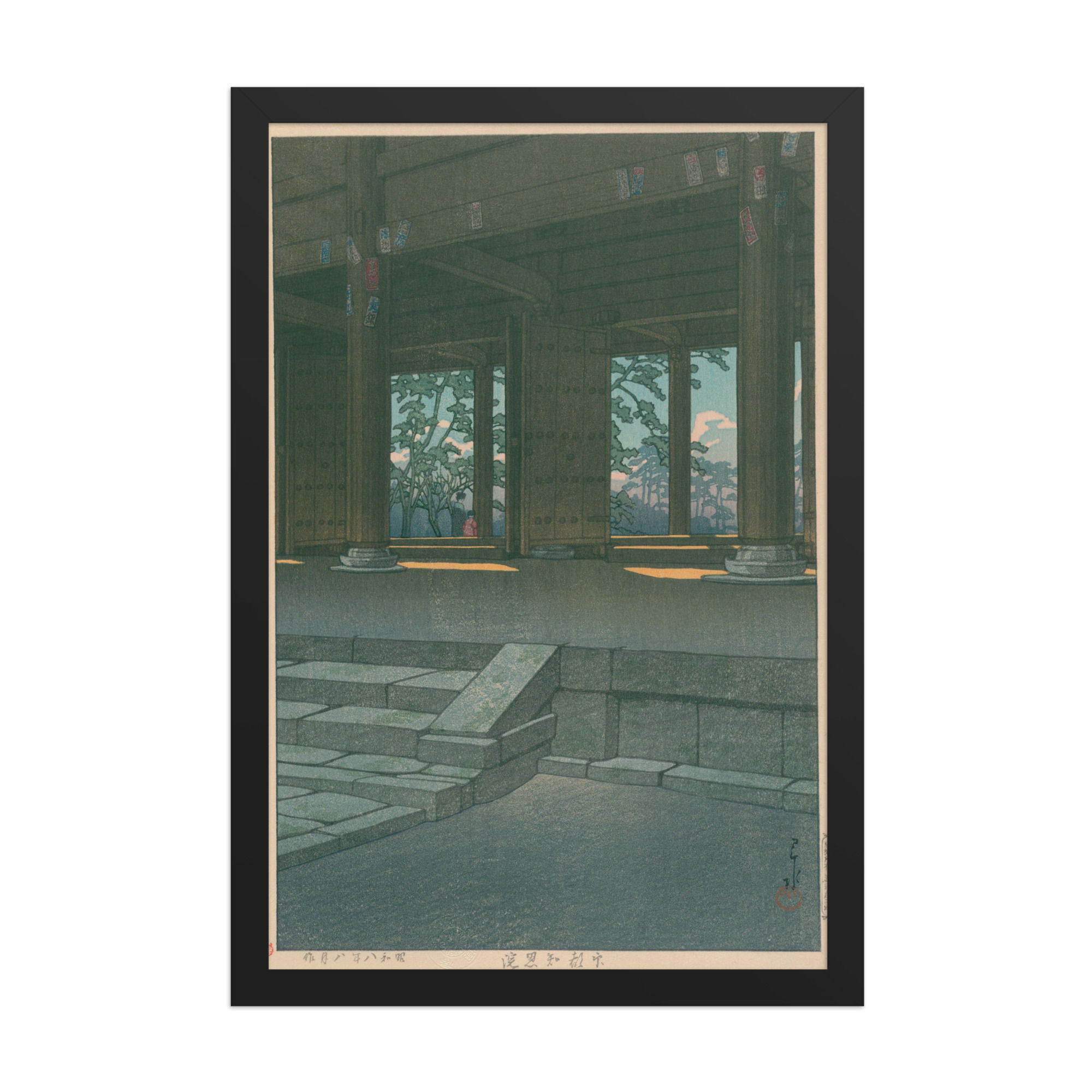 Hasui Kawase — Framed Print for Floating Shelves