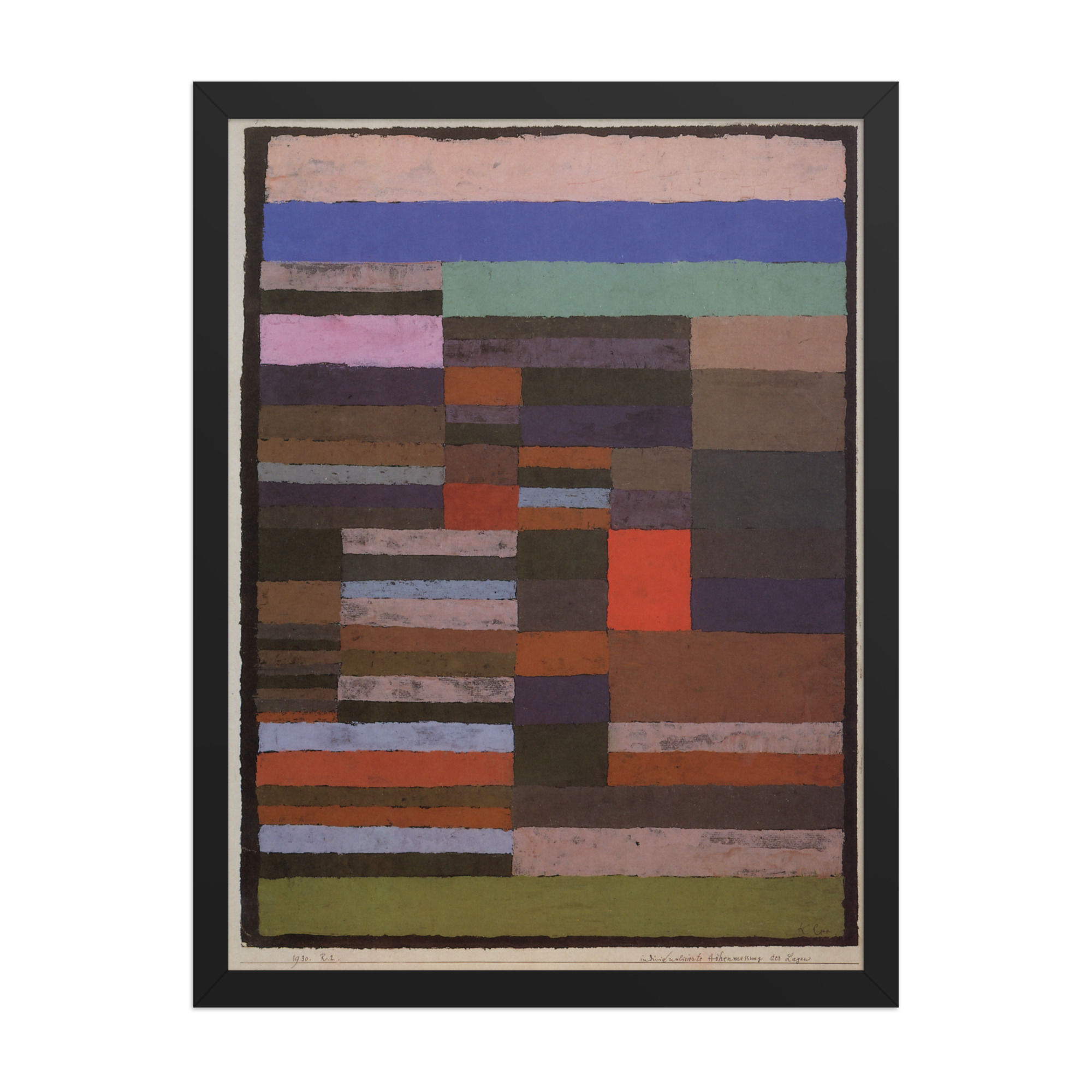 Paul Klee's Symbolic Harmony IV | Framed Fine Art Print | Modern Wall Decor