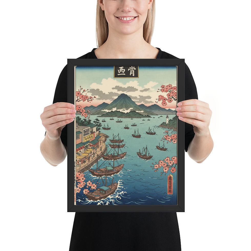 Thumbnail: Sai Kung Town Framed Wall Art