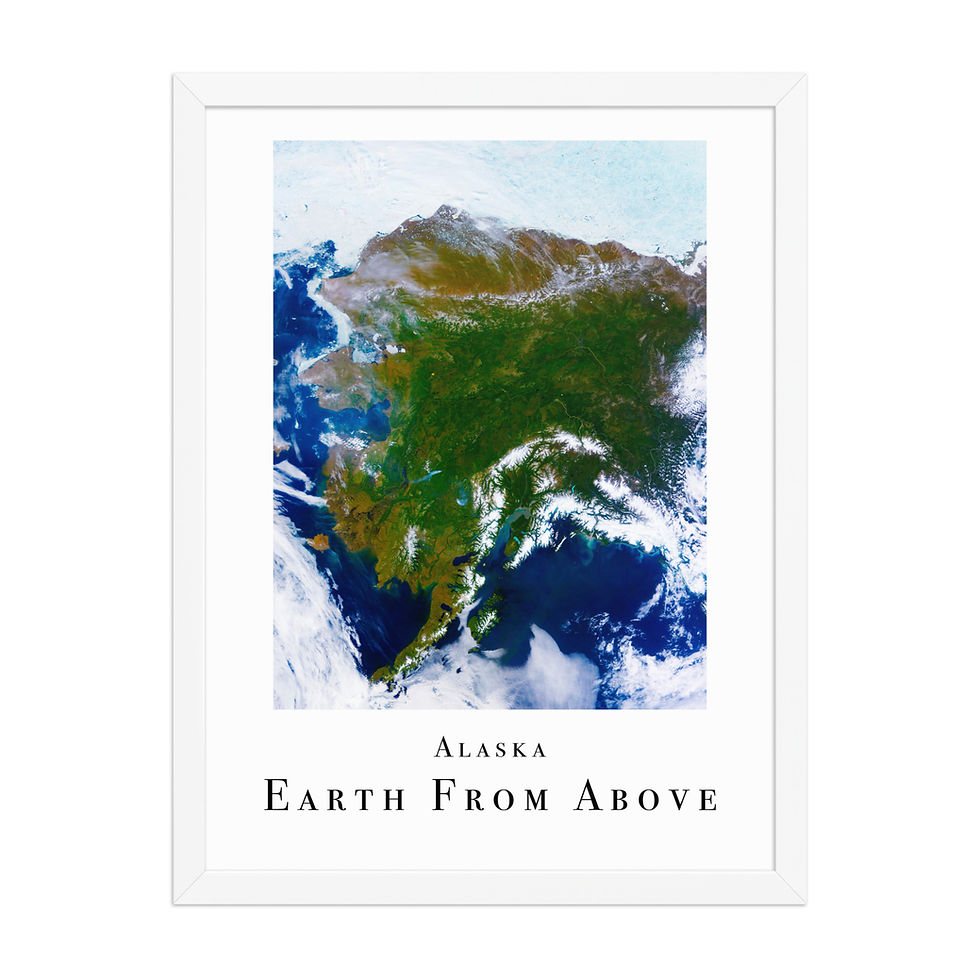 Thumbnail: Alaska | Earth From Above | NASA | Framed Space Wall Art