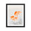 Thumbnail: Framed poster with two orange goldfish on matte paper in a black matte frame with Acrylite front protector.