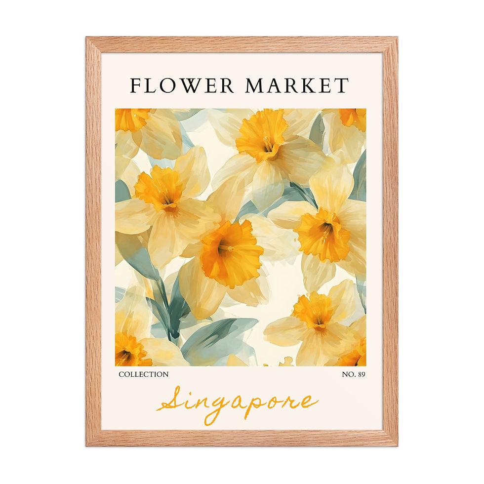 Thumbnail: Singapore | Framed Botanical Wall Art: Nature Prints from Global Cities