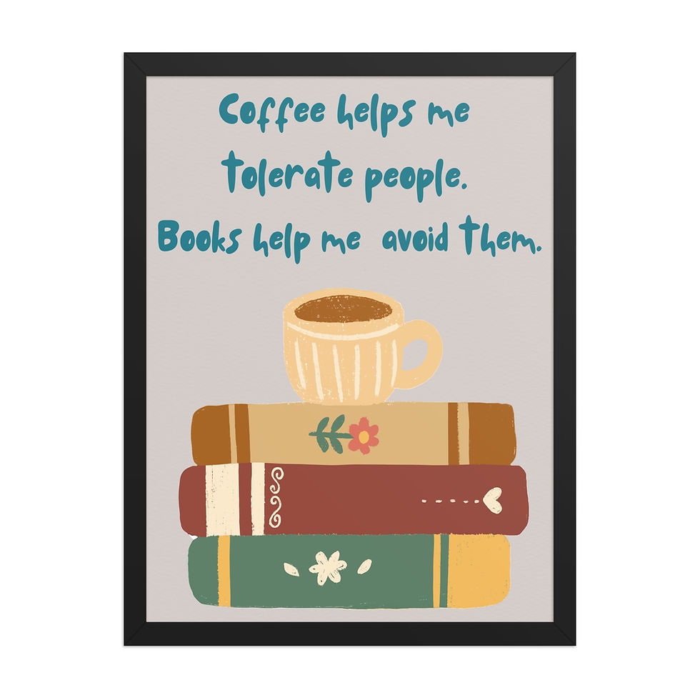 Thumbnail: Framed Reading Corner Art Print