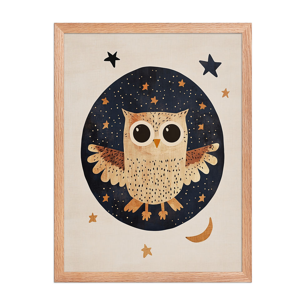 Thumbnail: Owl | Children's Bedroom | Nursery Wall Art