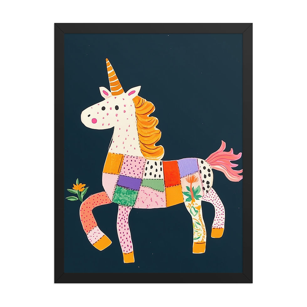Thumbnail: Unicorn | Children's Bedroom | Nursery Wall Art