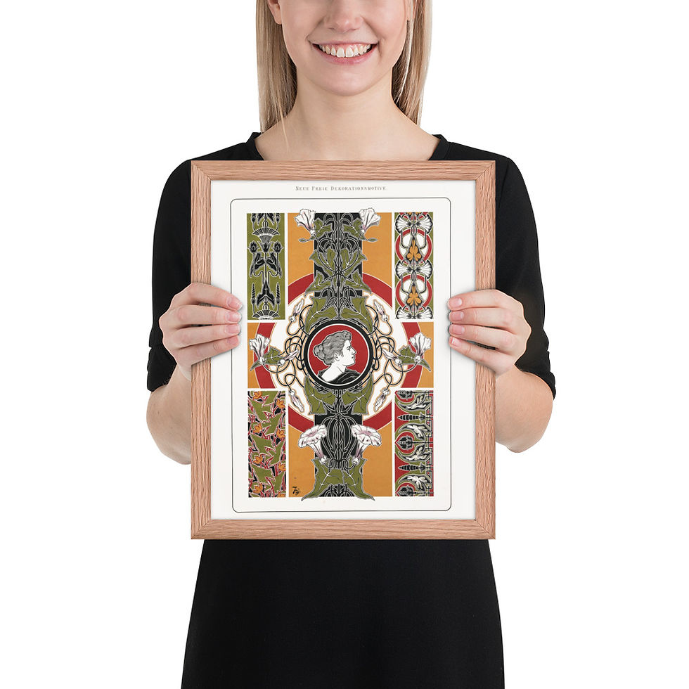 Thumbnail: Art Deco Patterns Art Print