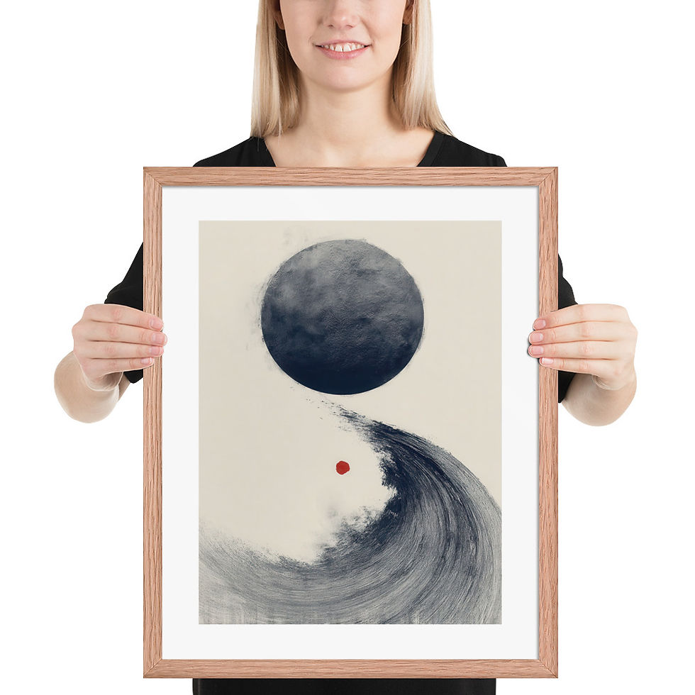 Thumbnail: Japandi Wave Sumi-e Ink Inspired
