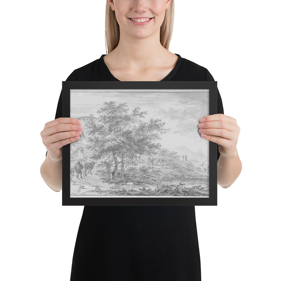 Thumbnail: The Shepherds Trail Framed Vintage Wall Art