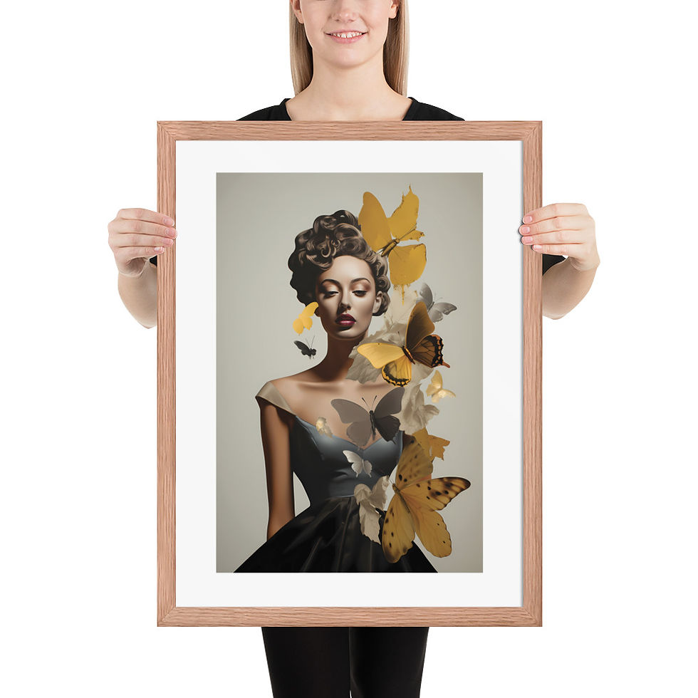 Thumbnail: Abstract Woman with Butterflies 