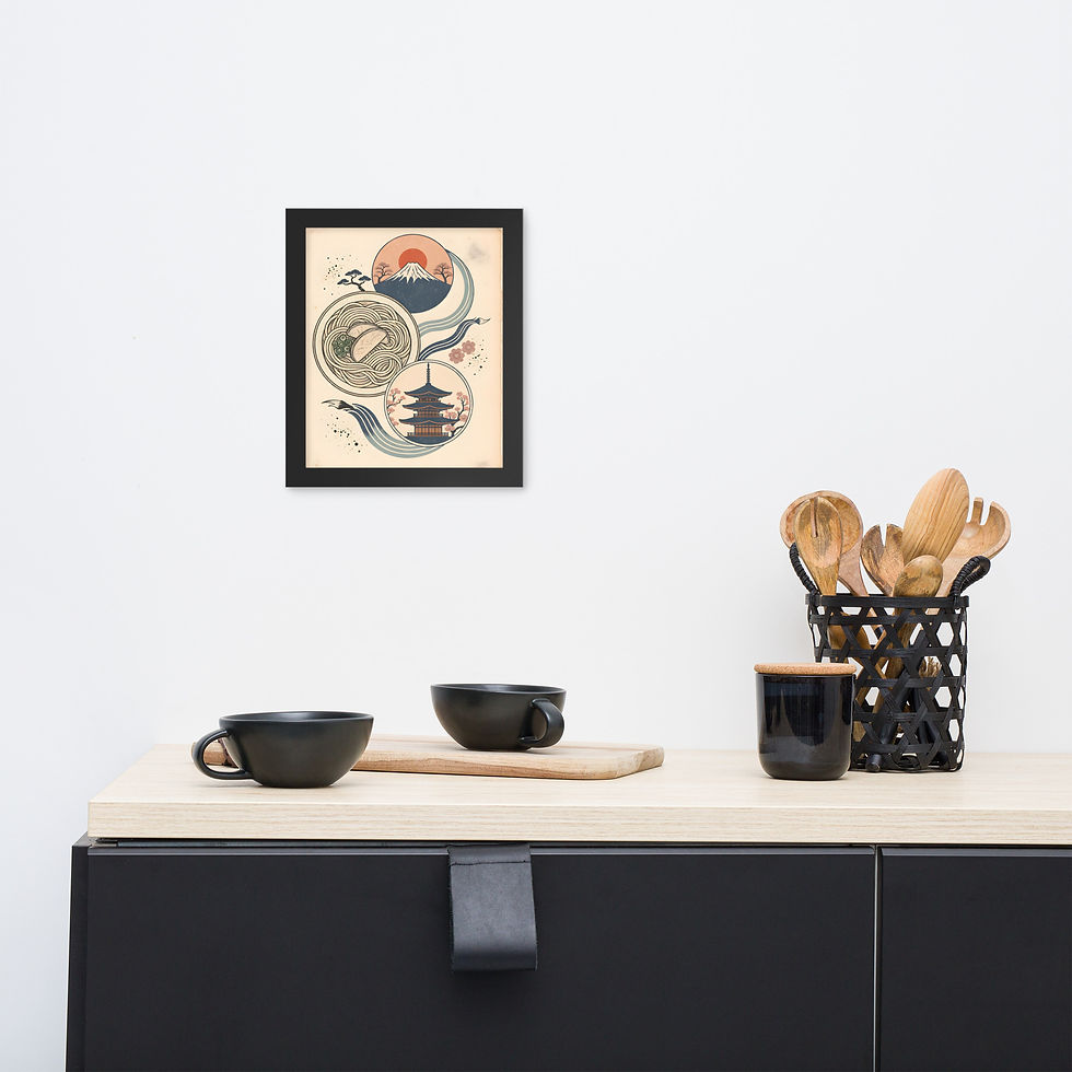Thumbnail: Japanese Ramen Bowl and Fuji Kitchen Art