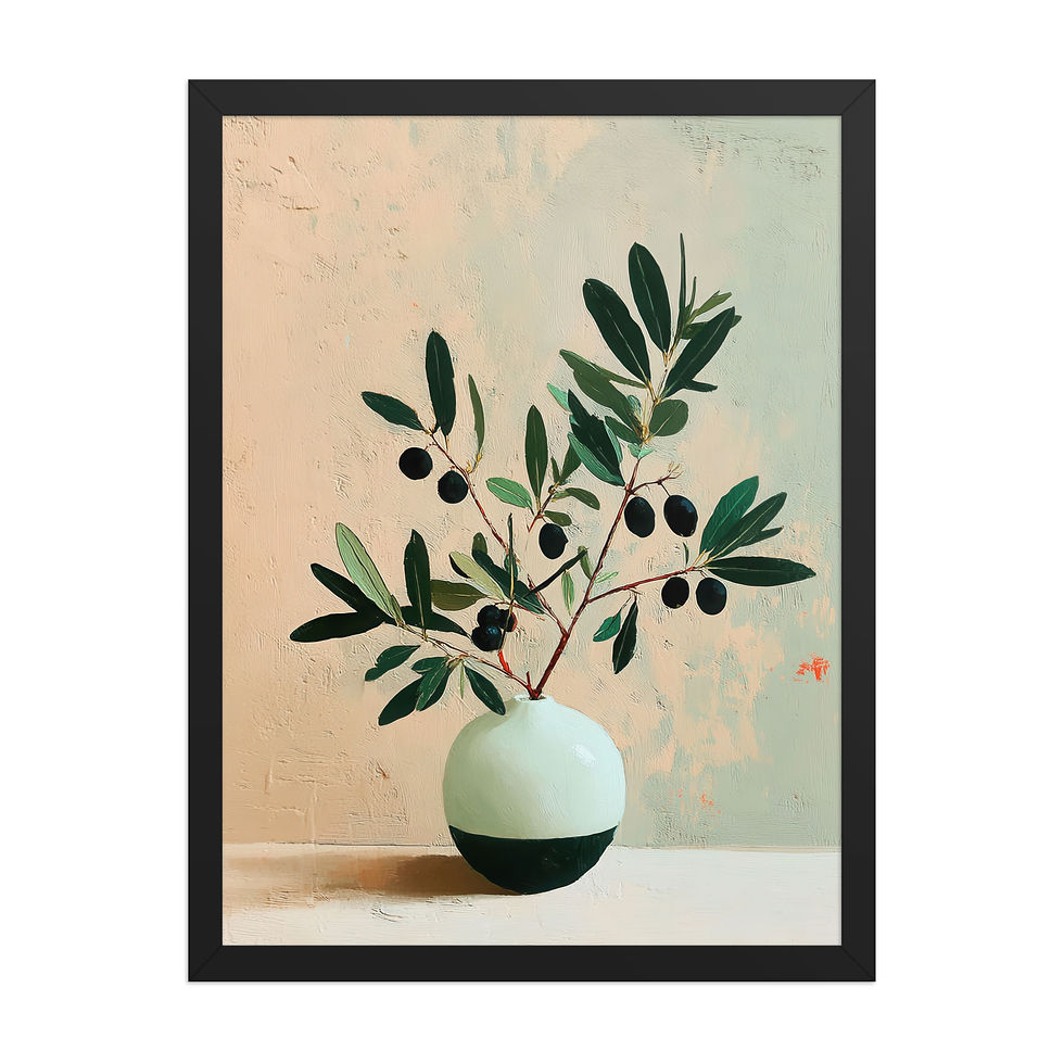 Thumbnail: Vibrant Gouache Wall Art for Living Room Accent