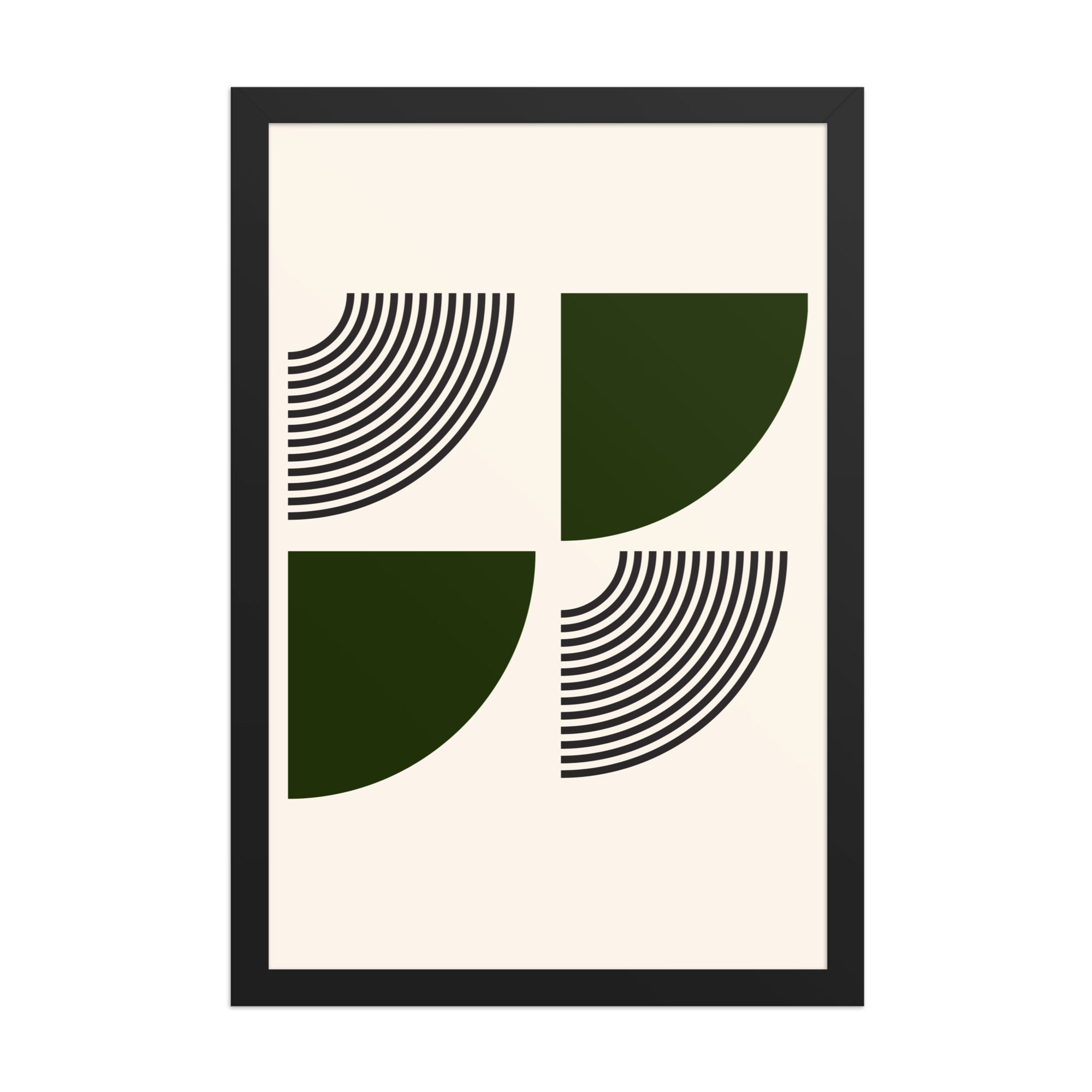 Bauhaus Framed Wall Art: Modern Design for Stylish interiors semi
