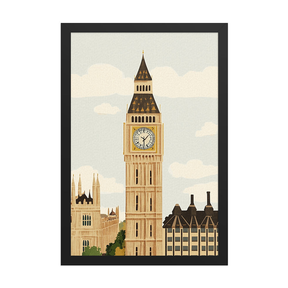 Thumbnail: Big Ben | Children's Bedroom | Nursery Wall Art