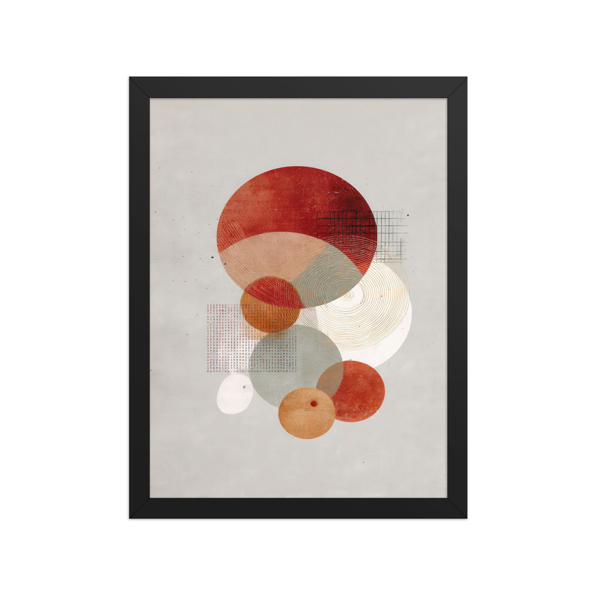 Framed Abstract Boho Art – Contemporary Decor