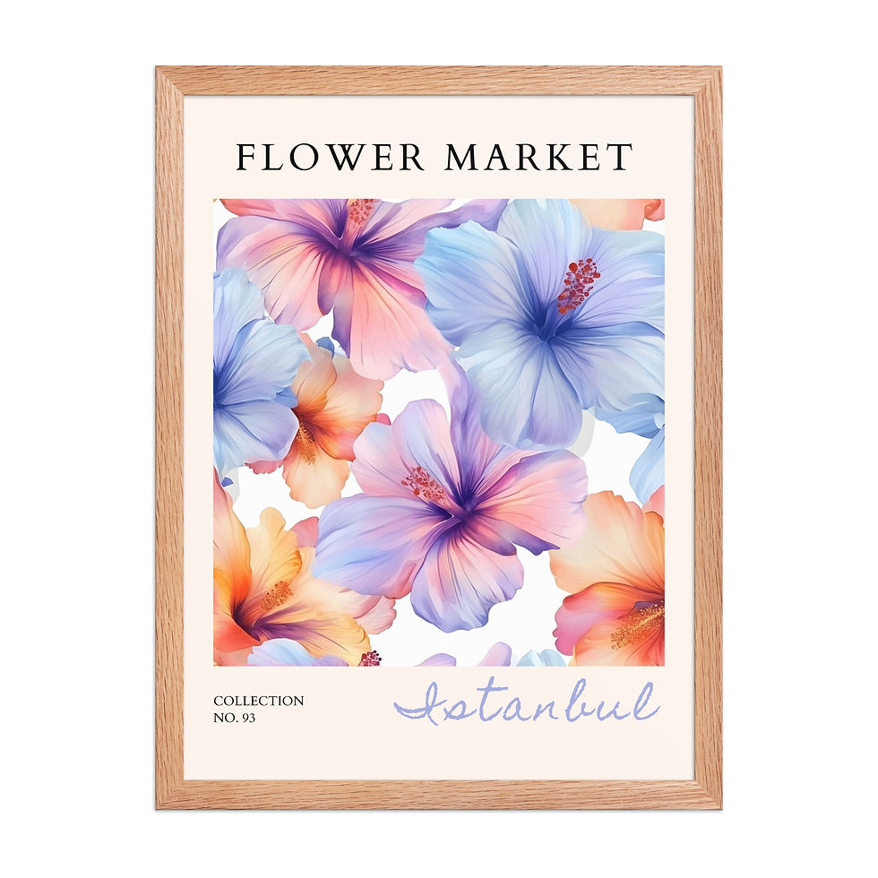 Thumbnail: Istanbul | Framed Botanical Wall Art: Nature Prints from Global Citiesoster