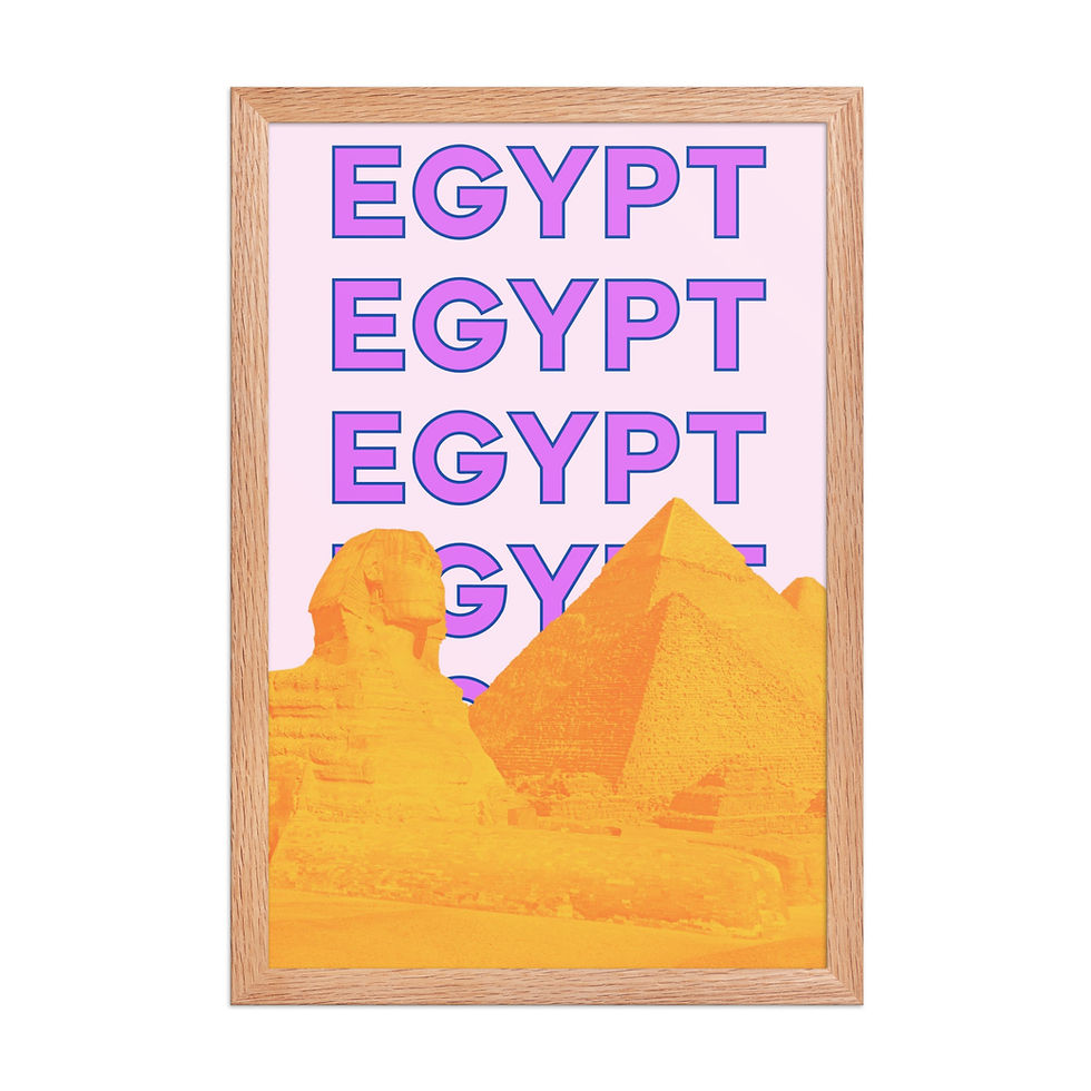 Thumbnail: Egypt Travel Art in Pop Art Style