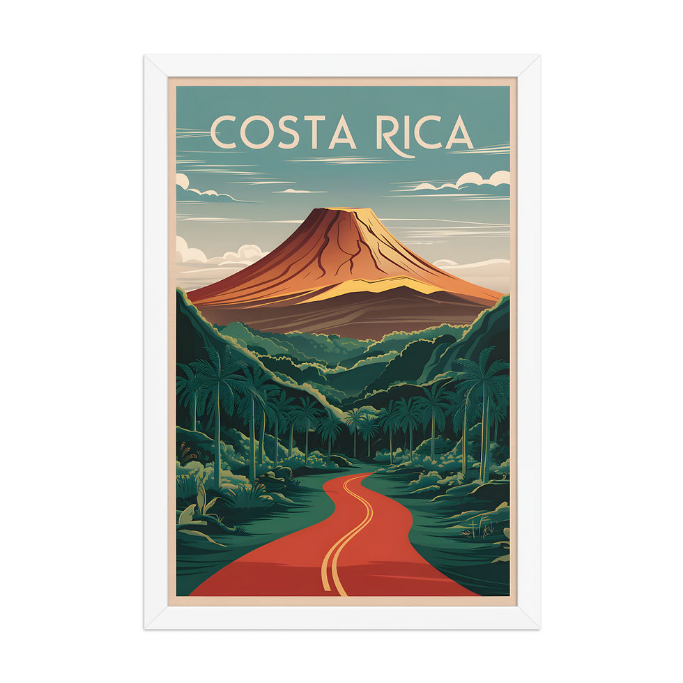 Thumbnail: Costa Rica Modern Travel Art