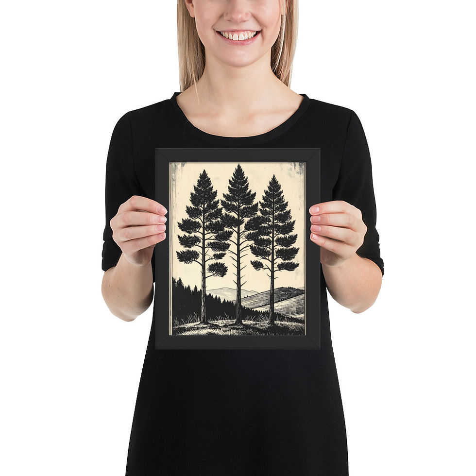 Thumbnail: Simple Pines Wall Art
