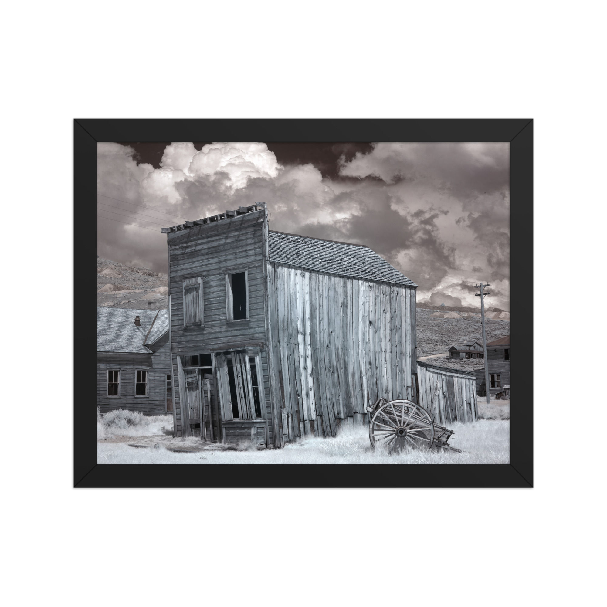 Ghost Town Relic Framed Wall Art for Vintage Charm