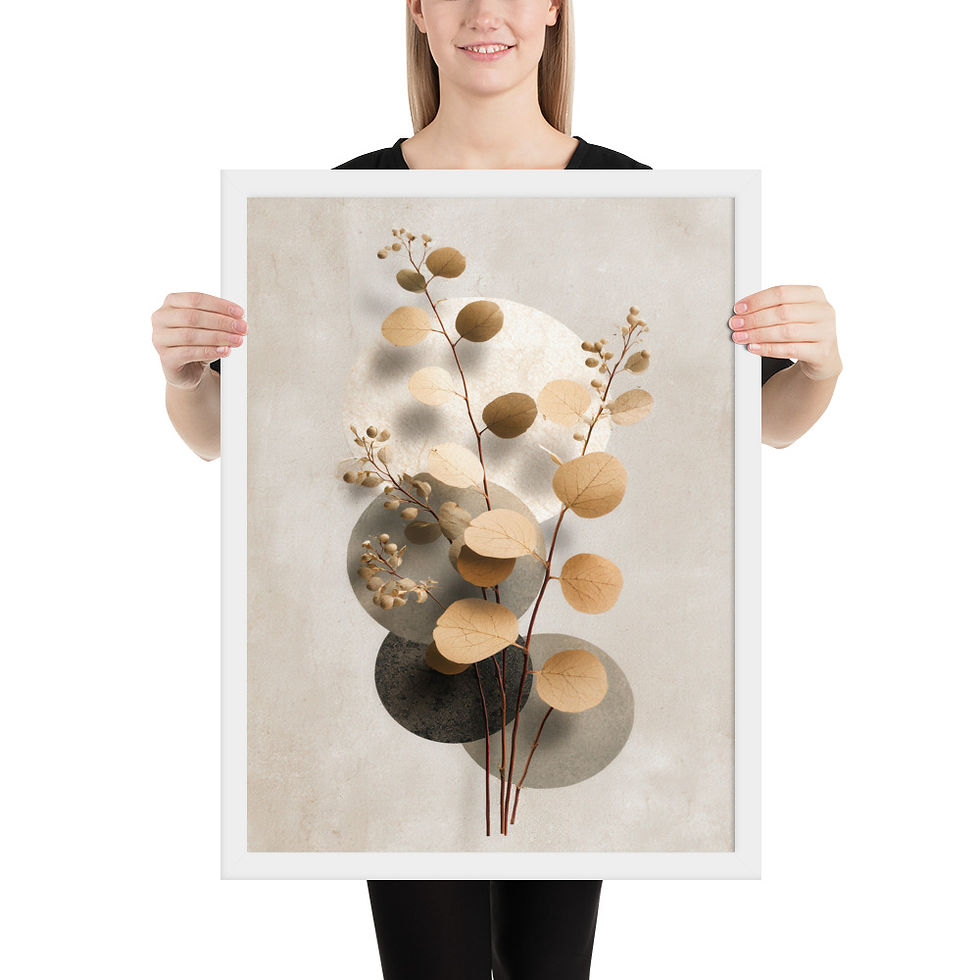Thumbnail: Beige Line Art Wall Decor