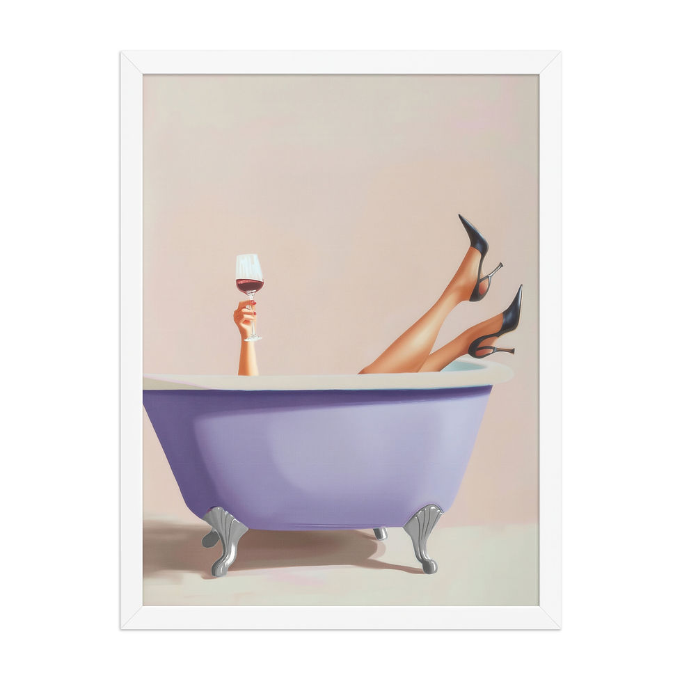 Thumbnail: Maximalist Art Print | Bathroom Walls